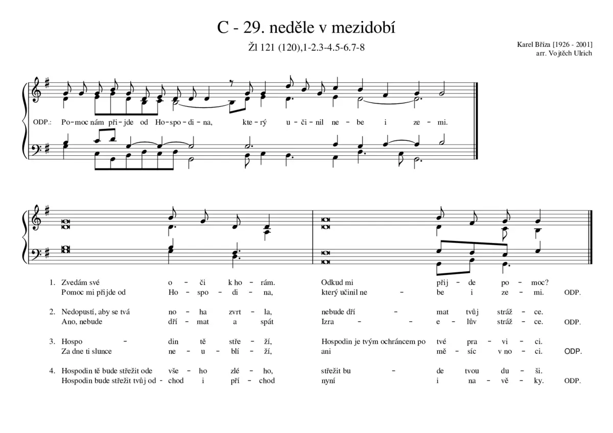 C - 29. neděle v mezidobí - Page 1