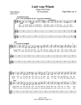 Lied vom Winde
