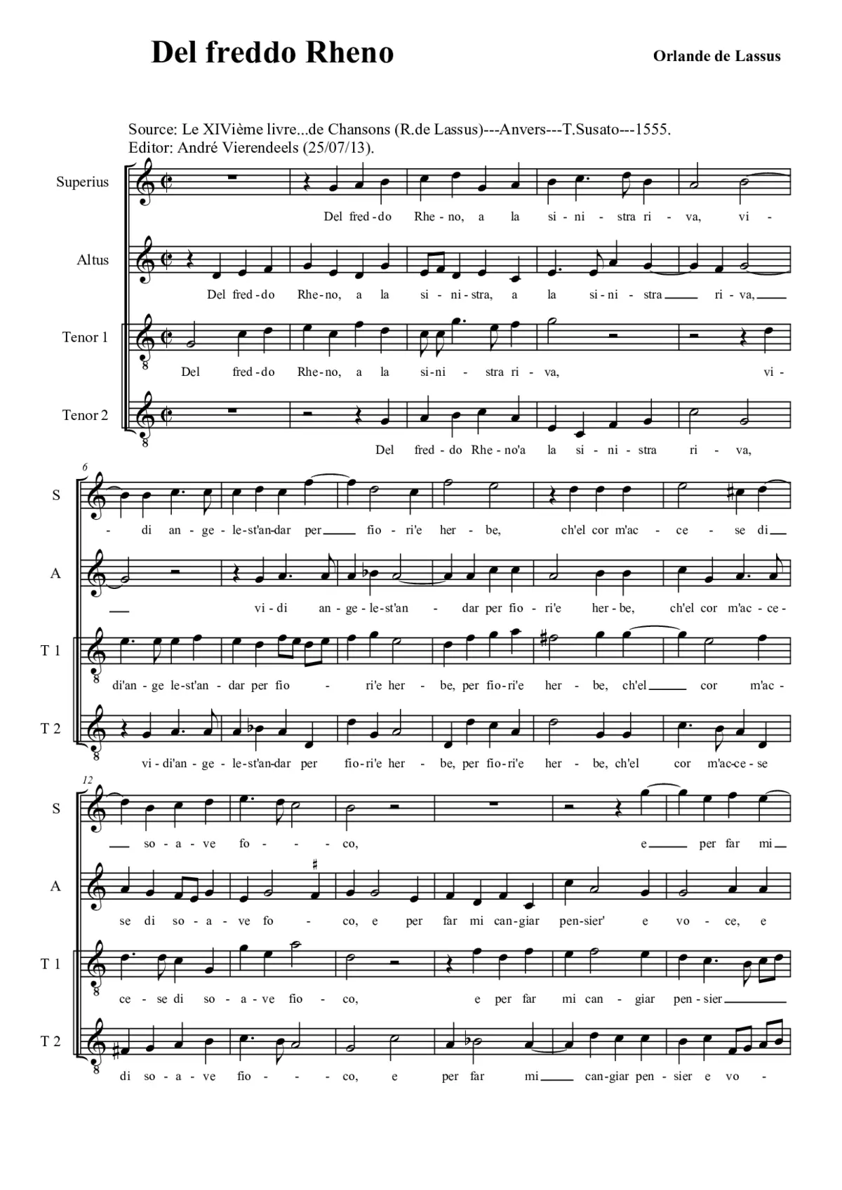Del freddo Rheno - Page 1