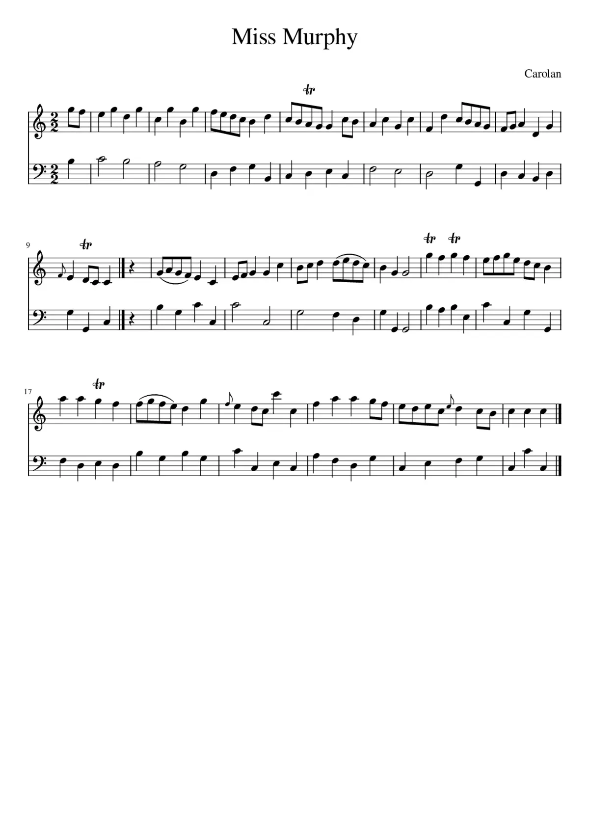 Miss Murphy - Page 1