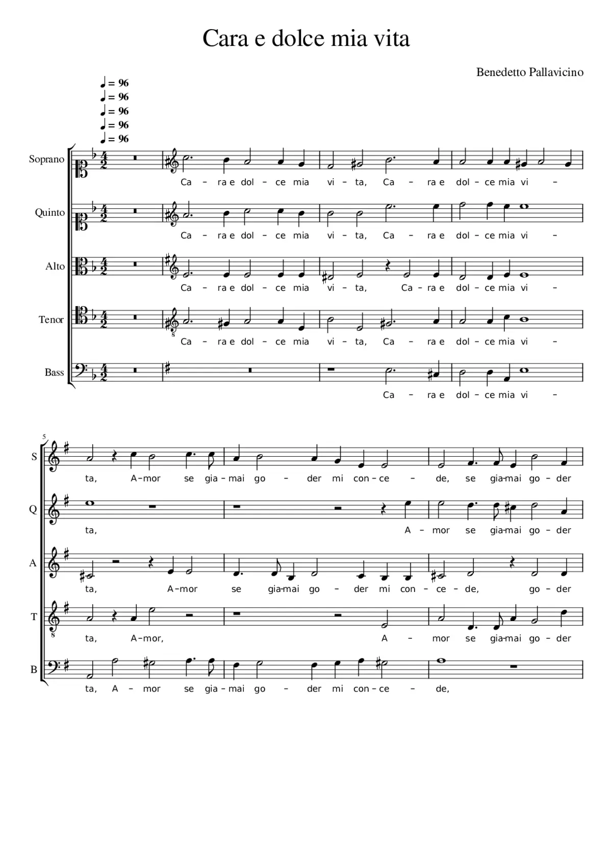 Cara e dolce mia vita - Page 1