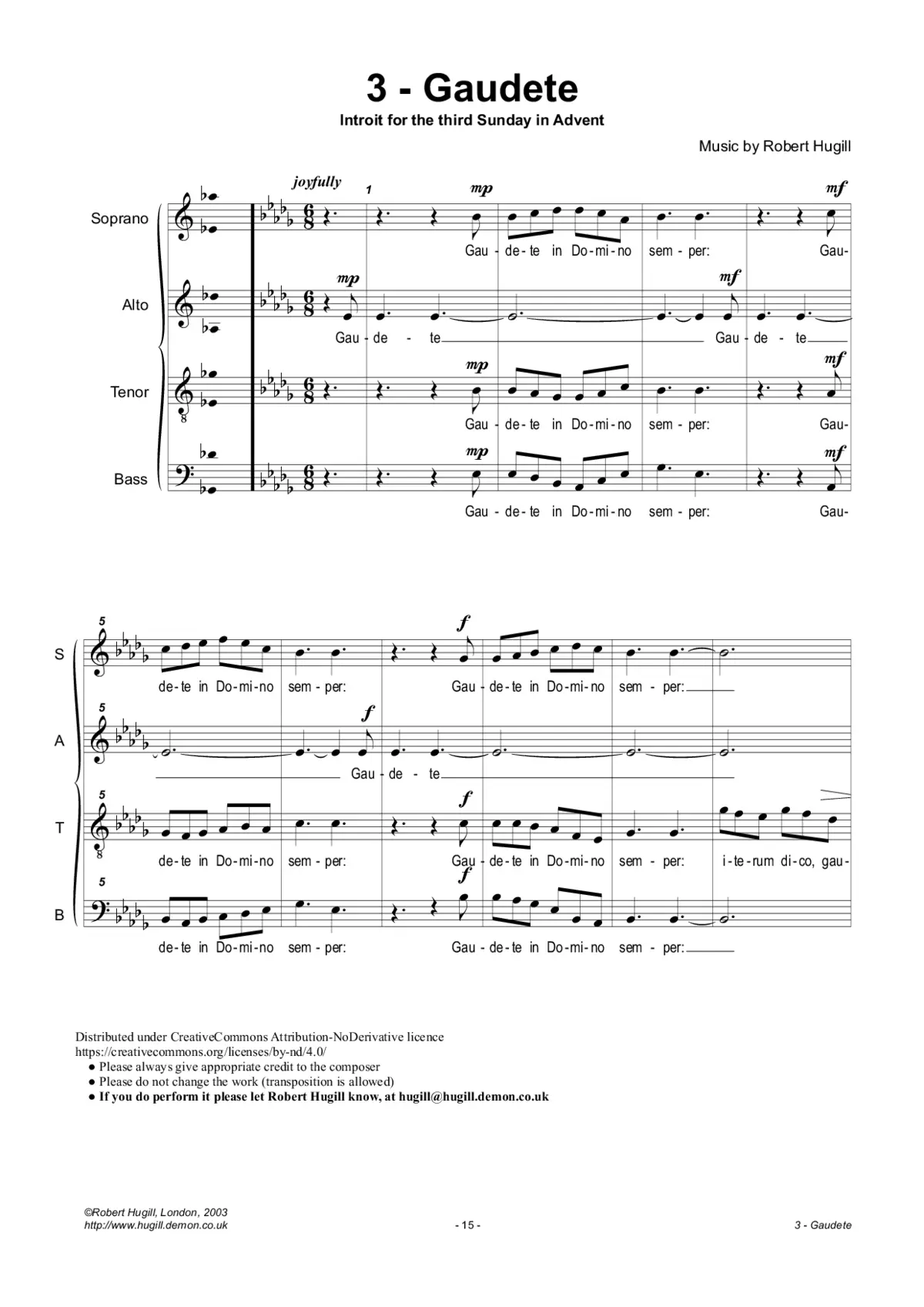 Gaudete - Page 1