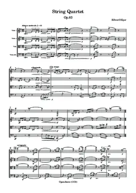 String Quartet, Op.83