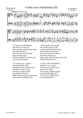 O little town of Bethlehem (II)