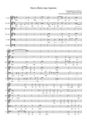 Sancta Maria, virgo virginum