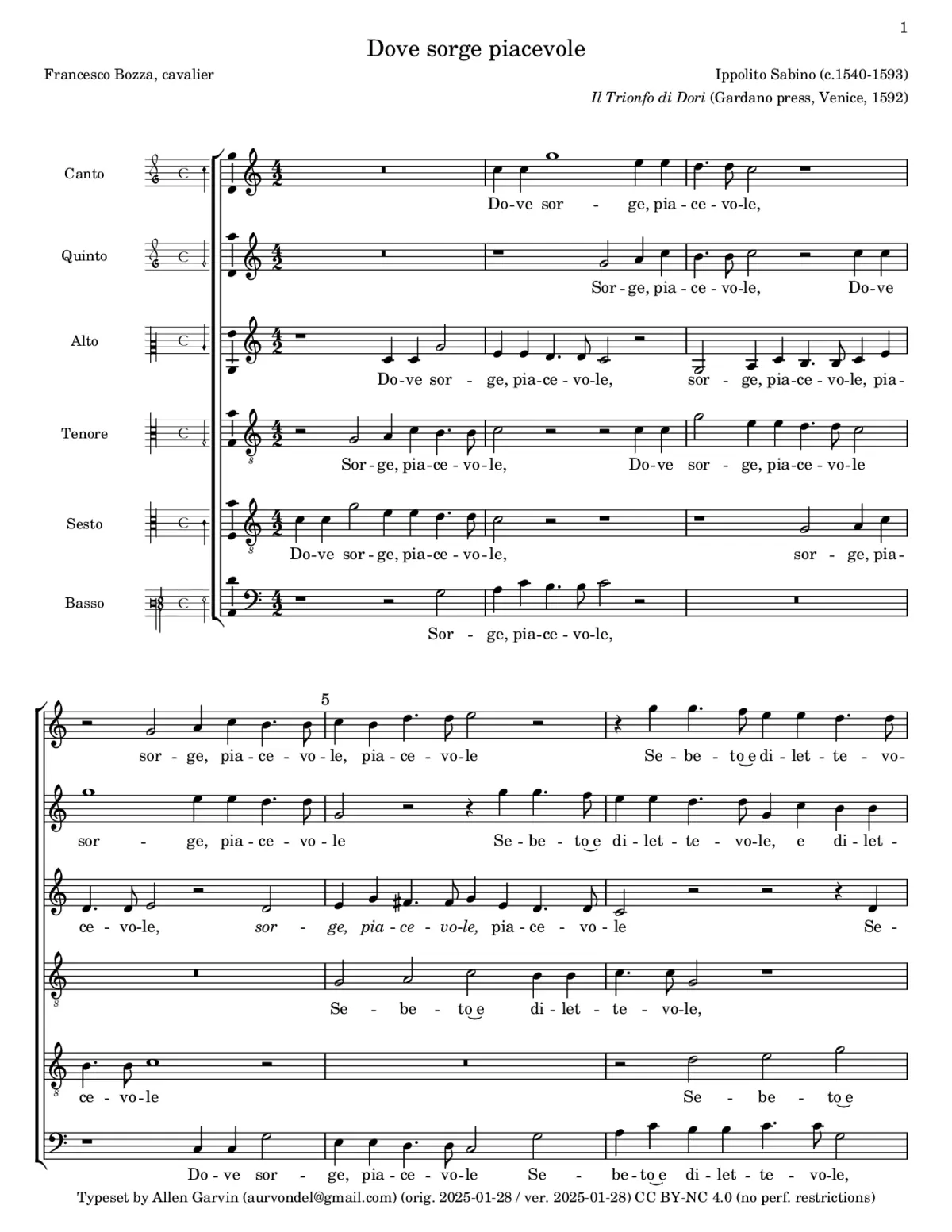 Dove sorge piacevole - Page 1