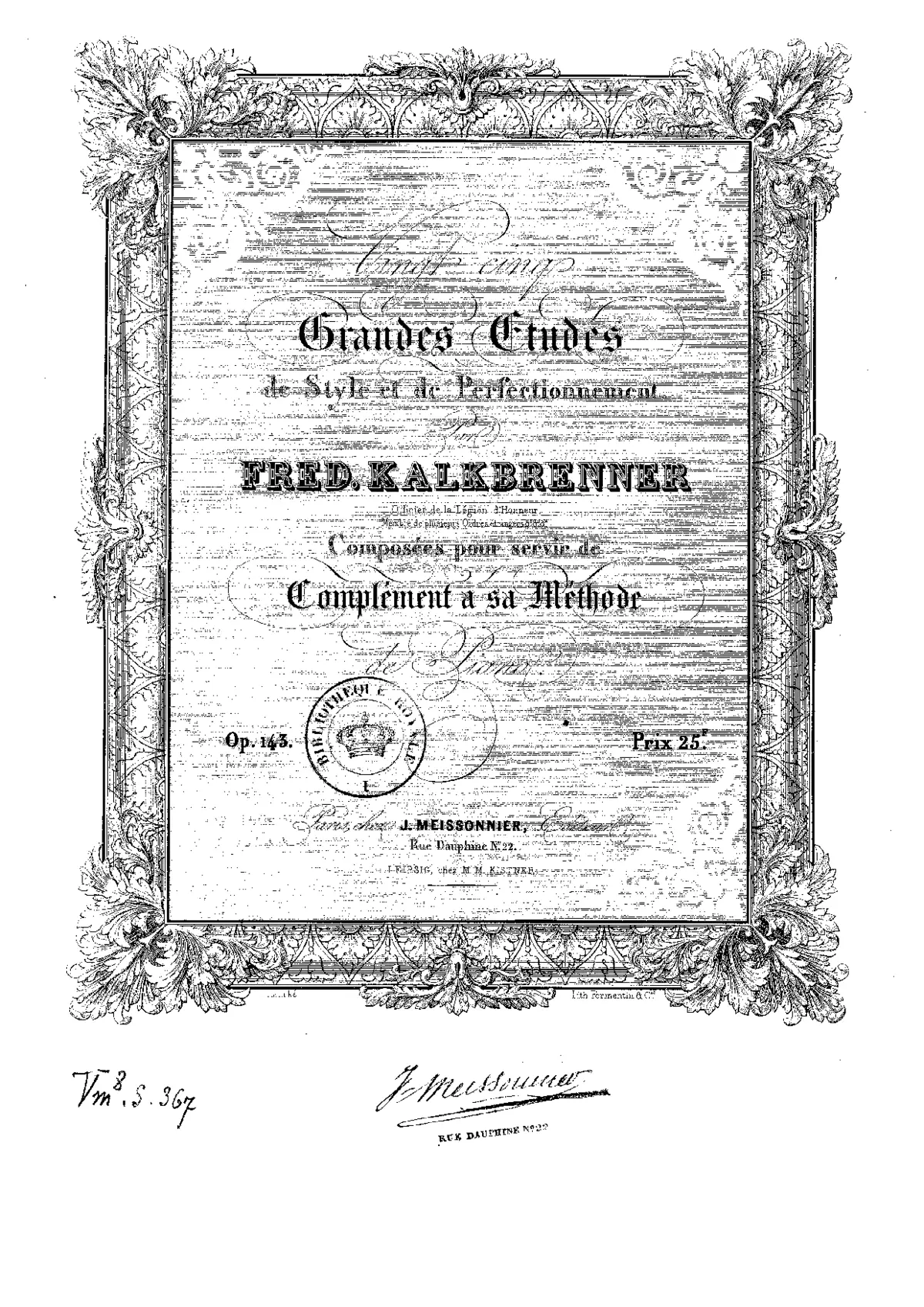 25 Grandes Etudes, Op.143 - Page 1