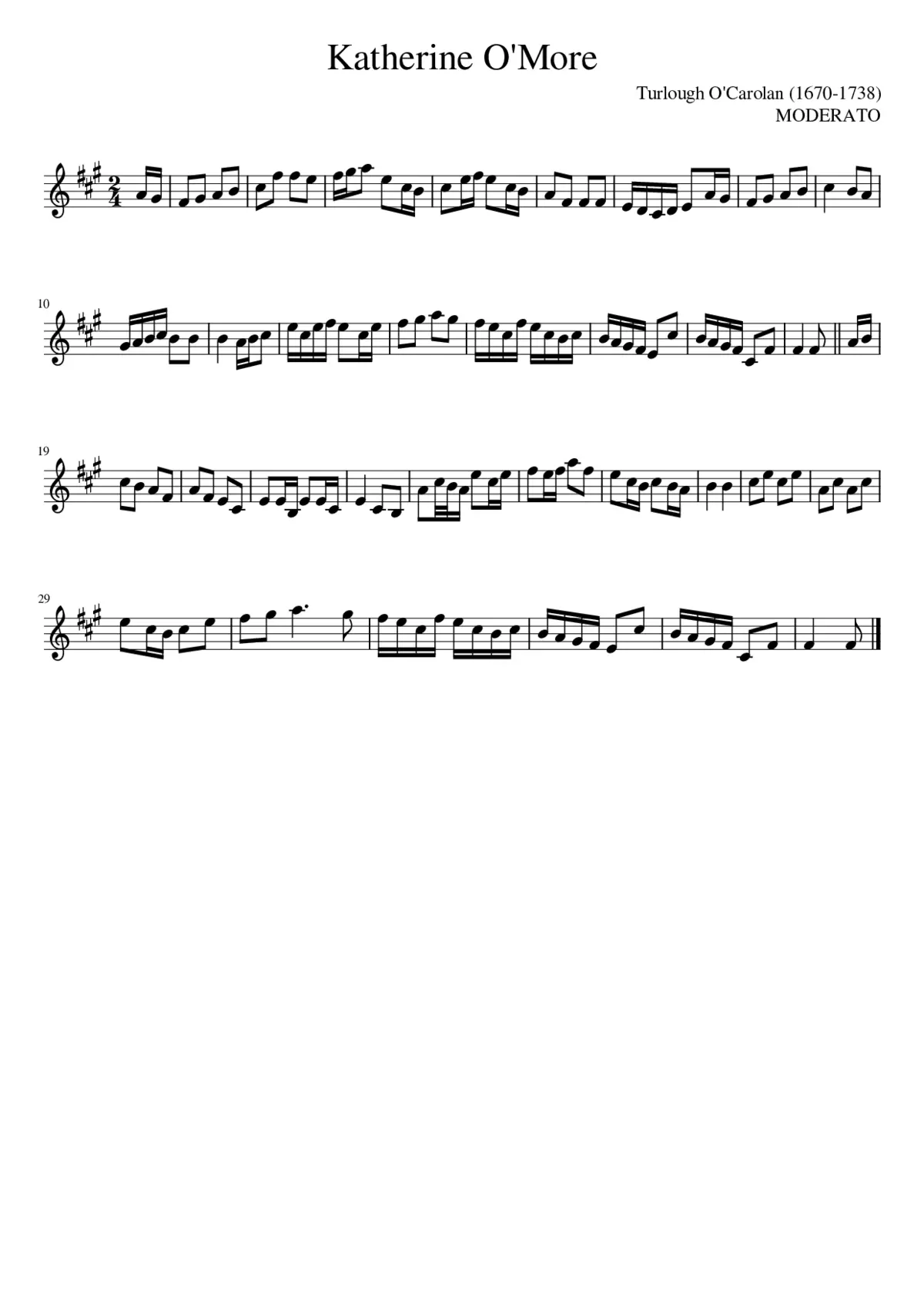 Katherine O'More - Page 1