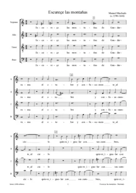 Oscurece las montañas