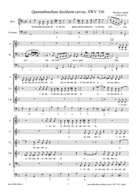Quemadmodum desiderat cervus, SWV 336