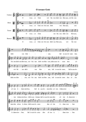 O treuer Gott