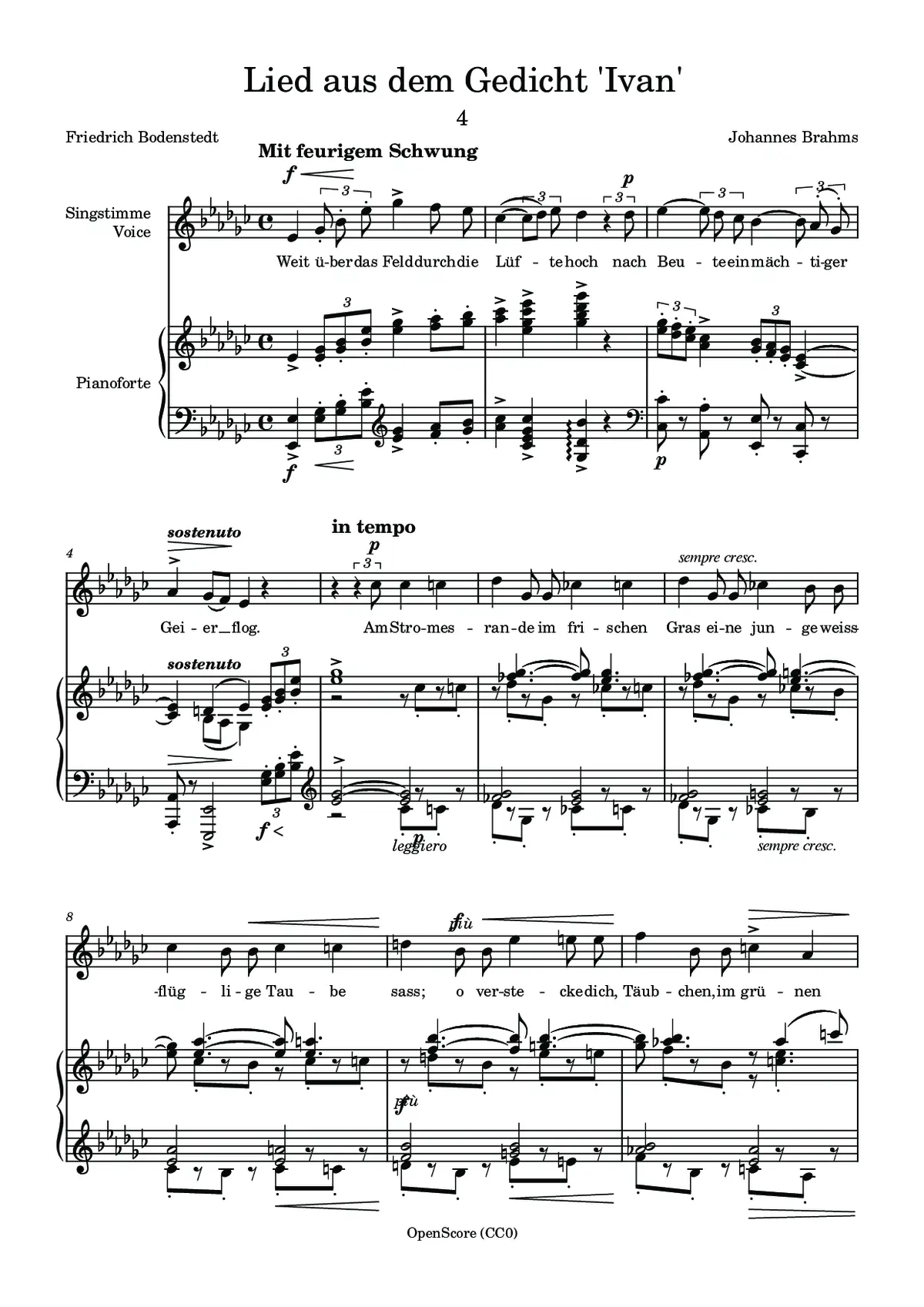 Lied aus dem Gedicht „Ivan“ - Page 1