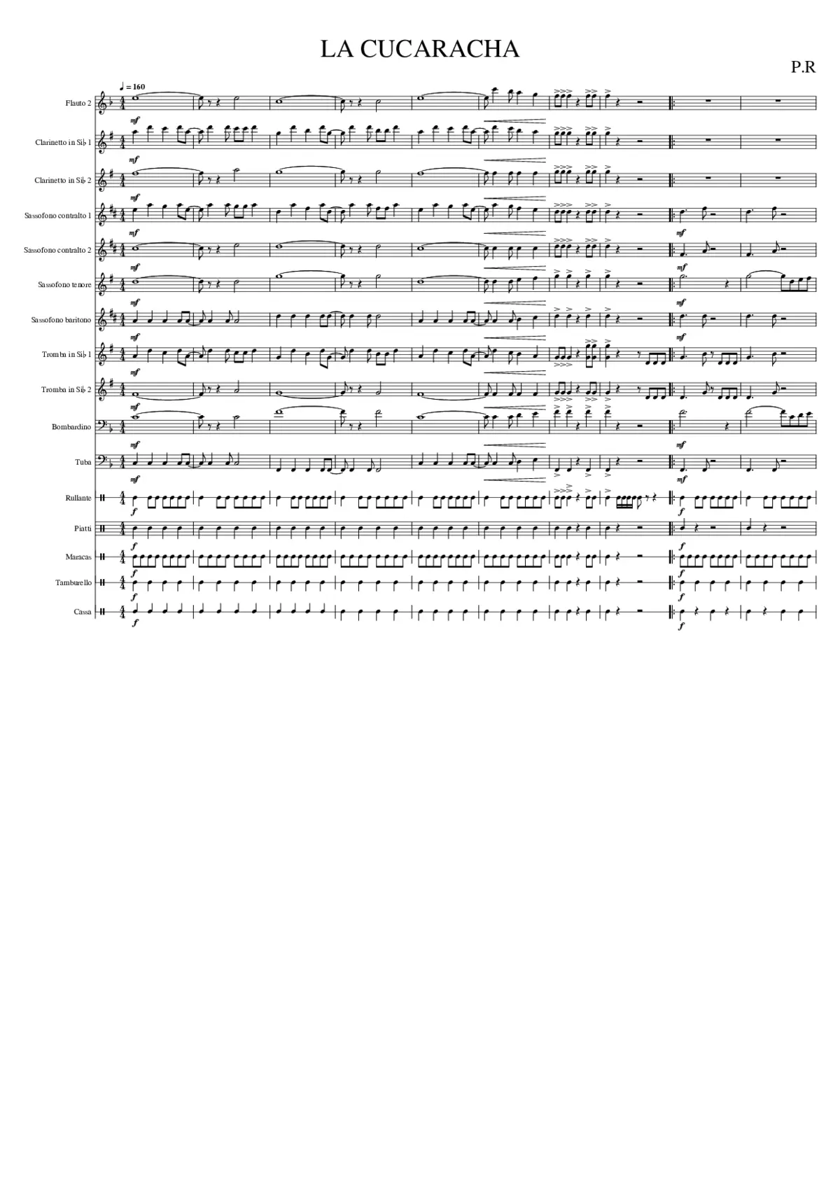 la cucaracha - Page 1