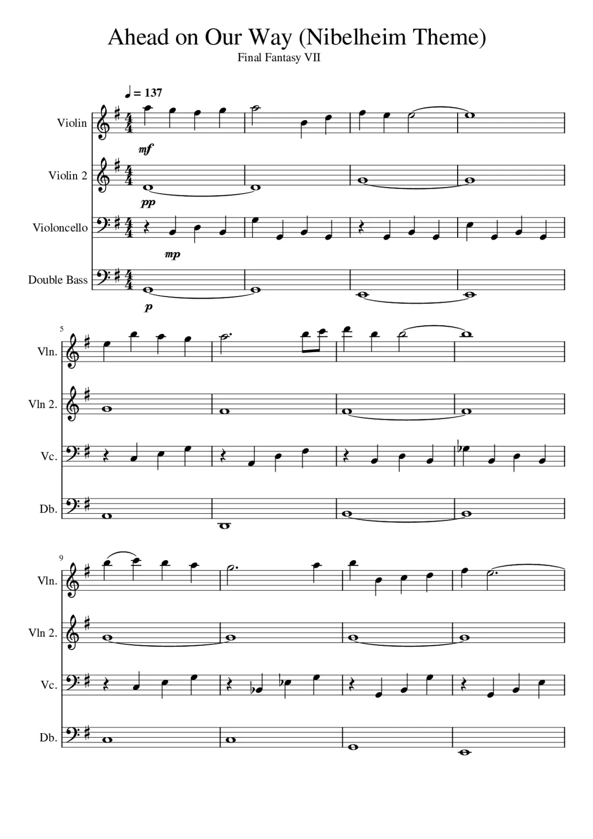 ahead on our way - Page 1