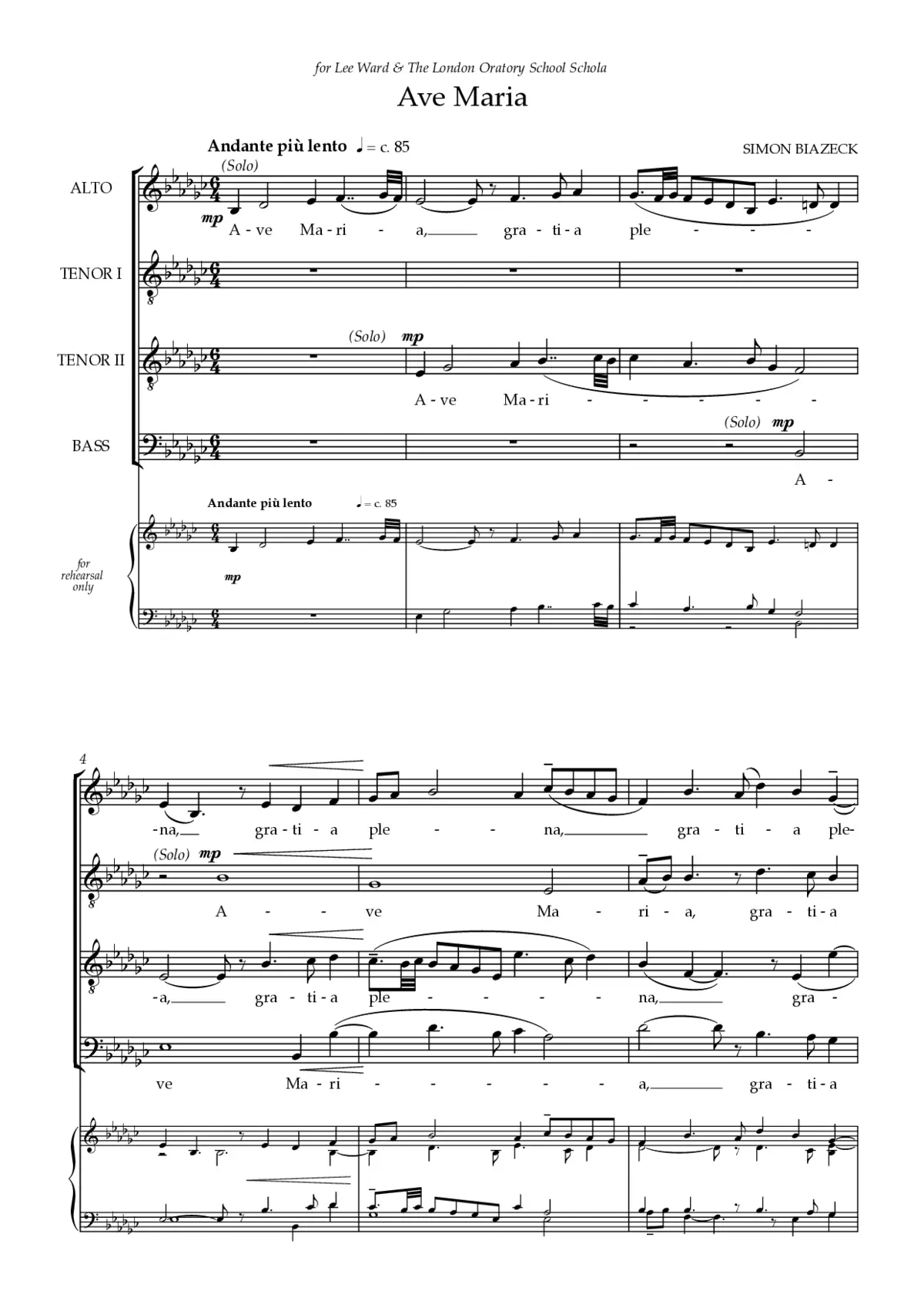 Ave Maria - Page 1