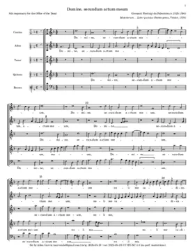 Domine secundum actum meum a 5