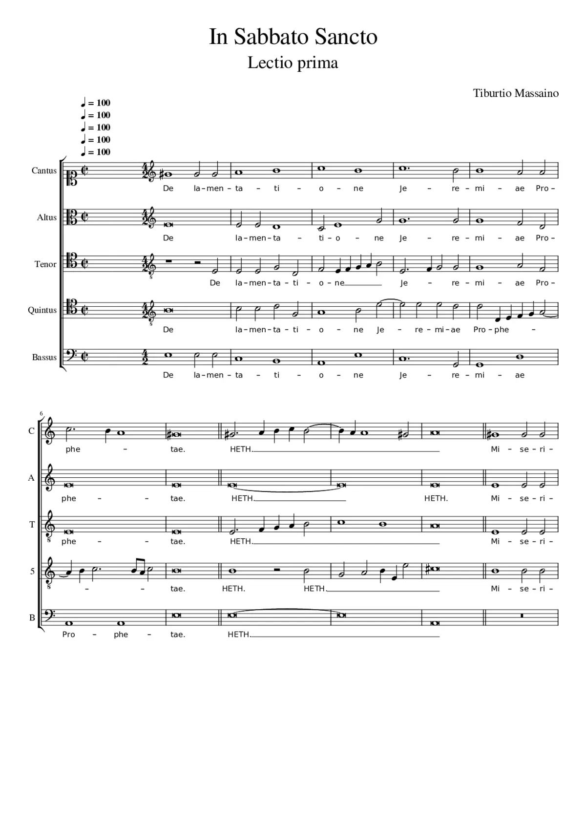 In Sabbato Sancto - Page 1