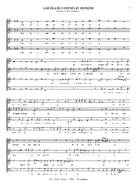 Gaudeamus omnes in Domino