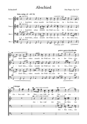 Abschied, Op. 83, No. 9