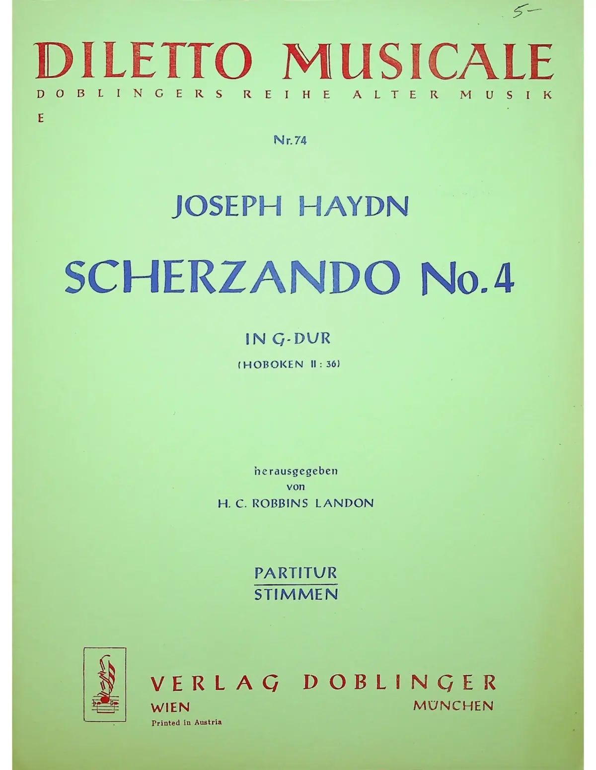 Divertimento in G major - Page 1