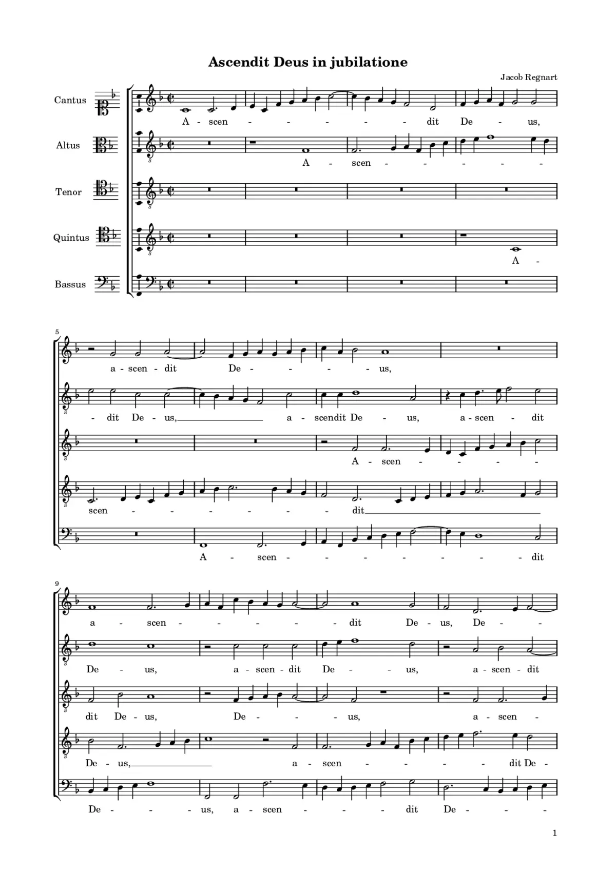 Ascendit Deus - Page 1