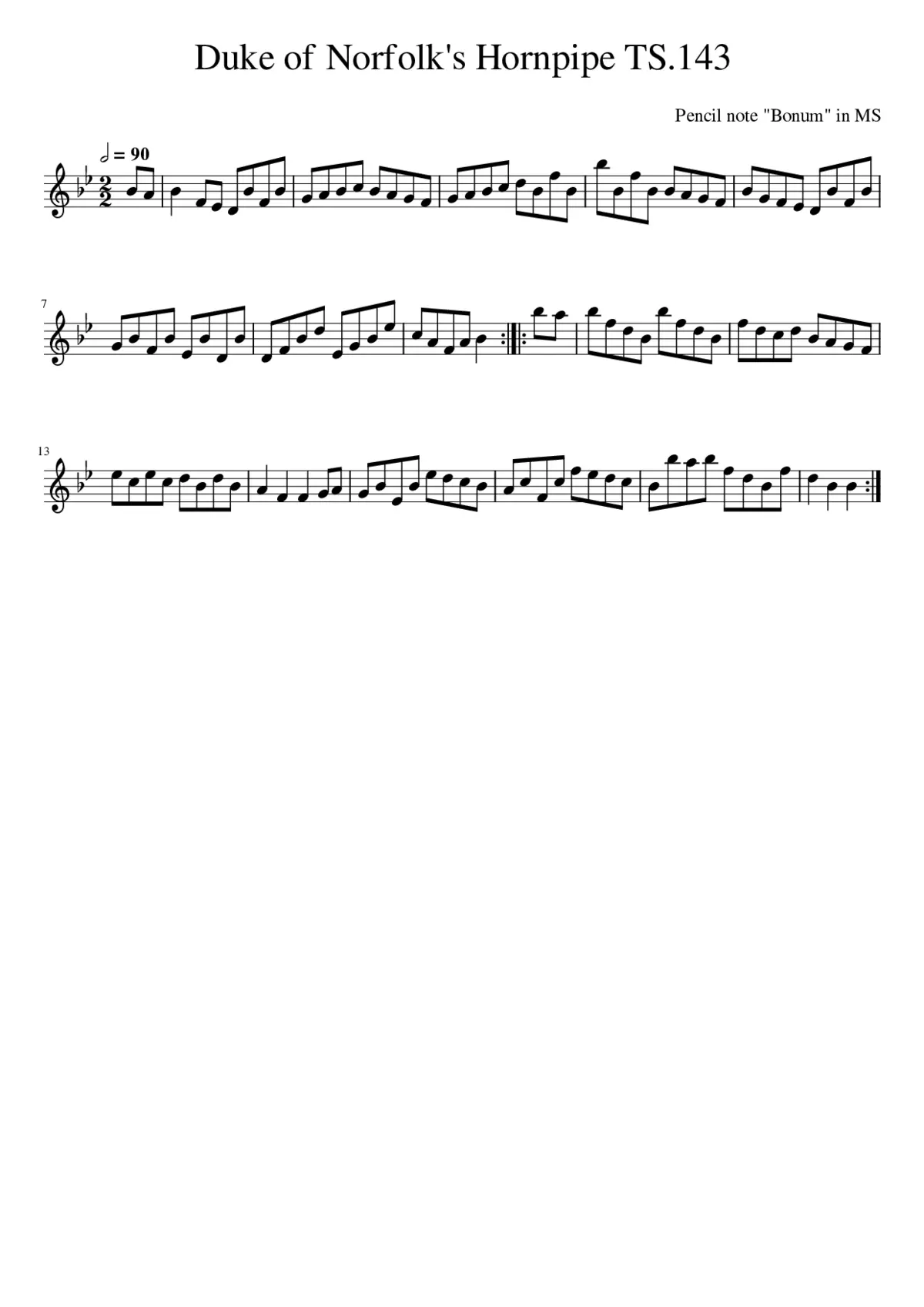 Duke of Norfolk or Paul's Steeple - Page 1