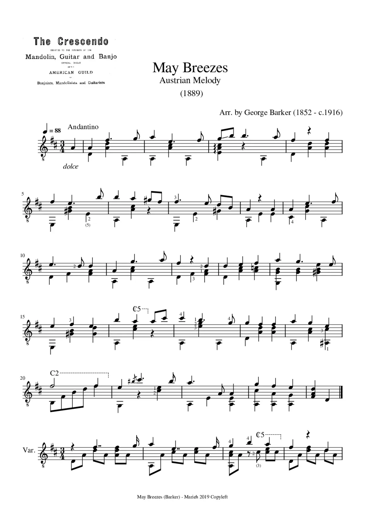 May Breezes - Page 1