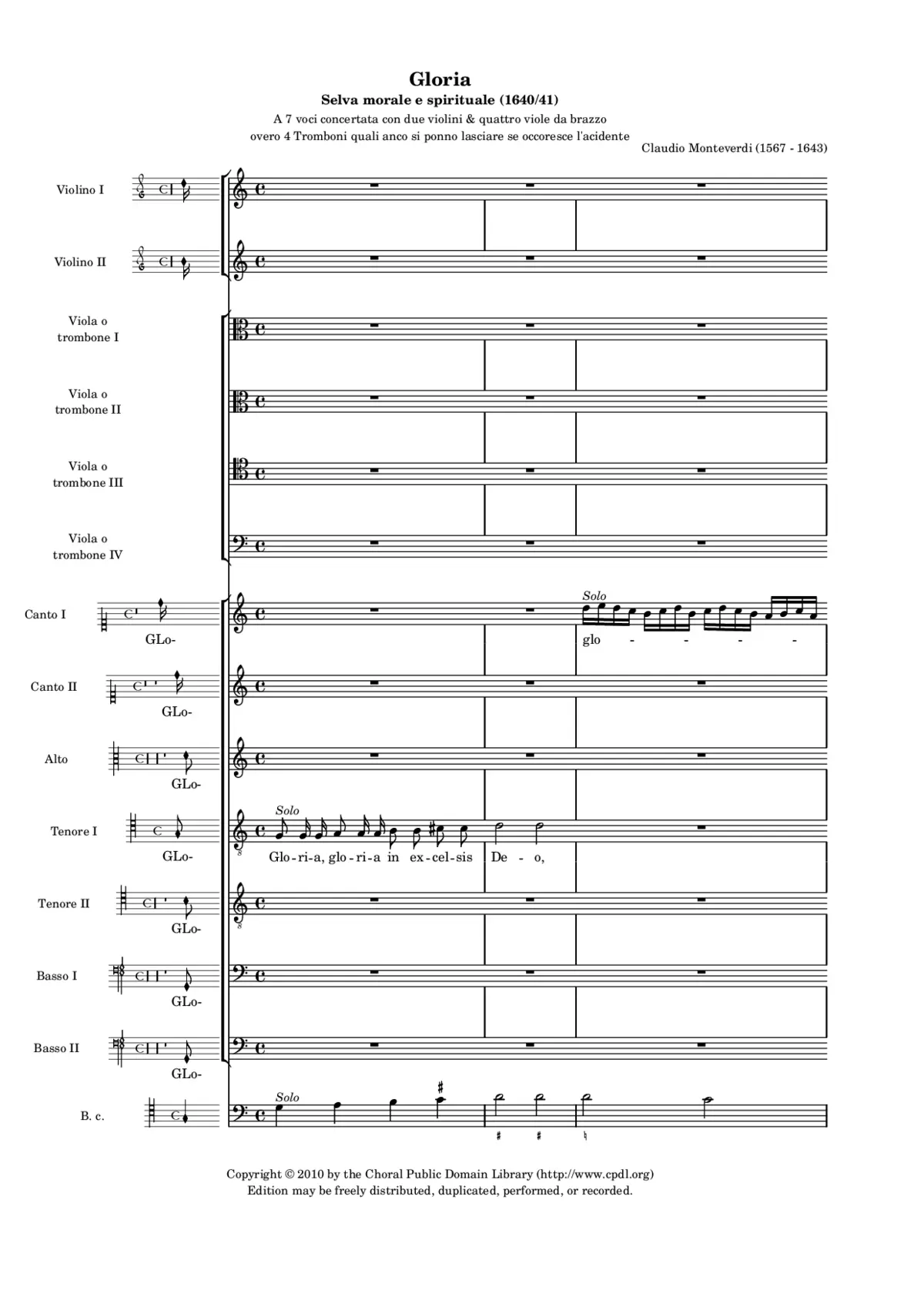 Gloria - Page 1