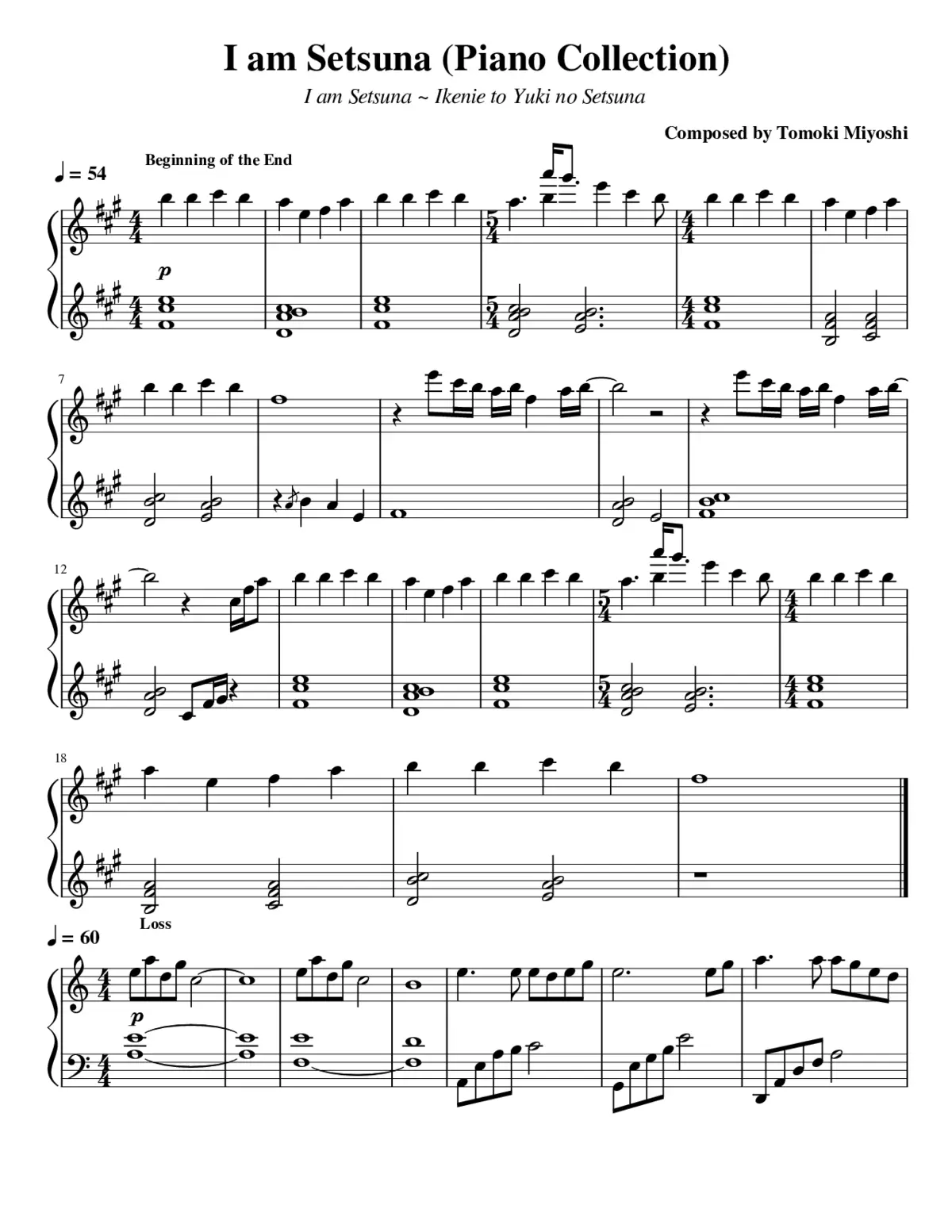 i am setsuna - beyond the snow - Page 1