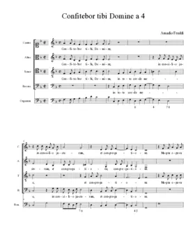 Confitebor tibi Domine a 4