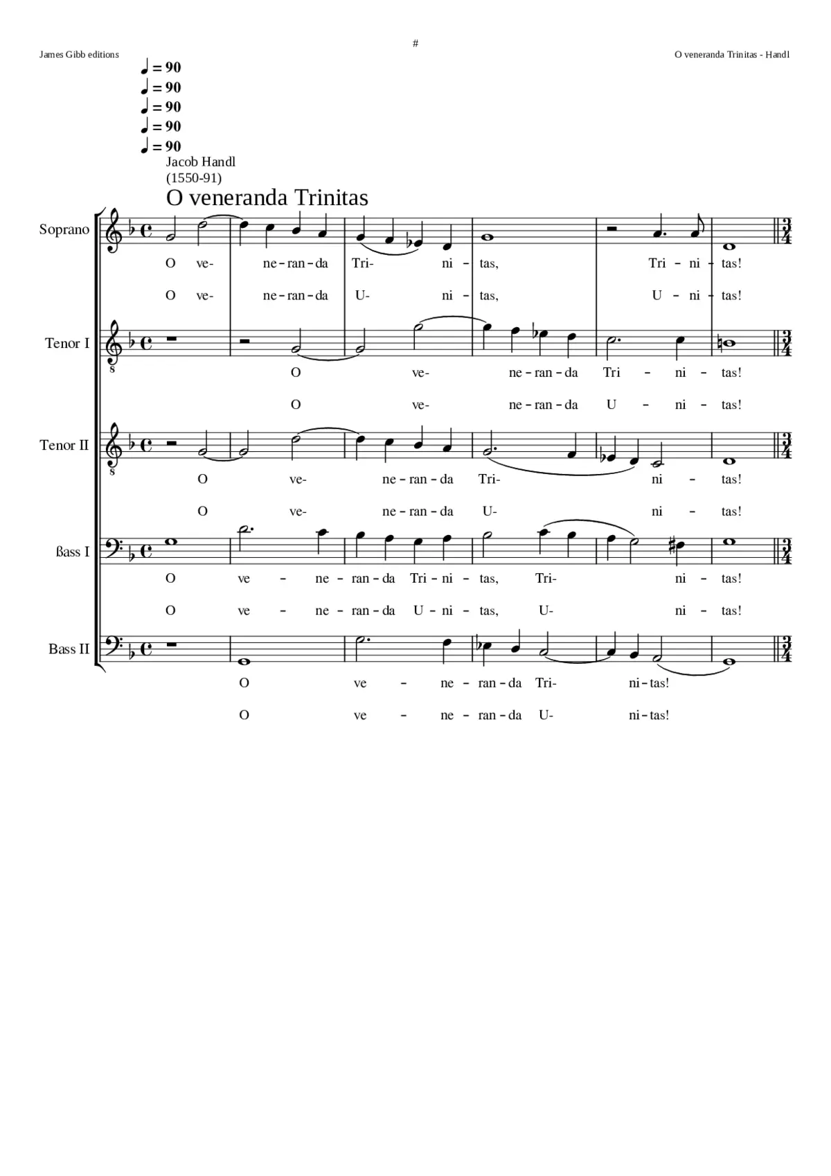O veneranda Trinitas - Page 1