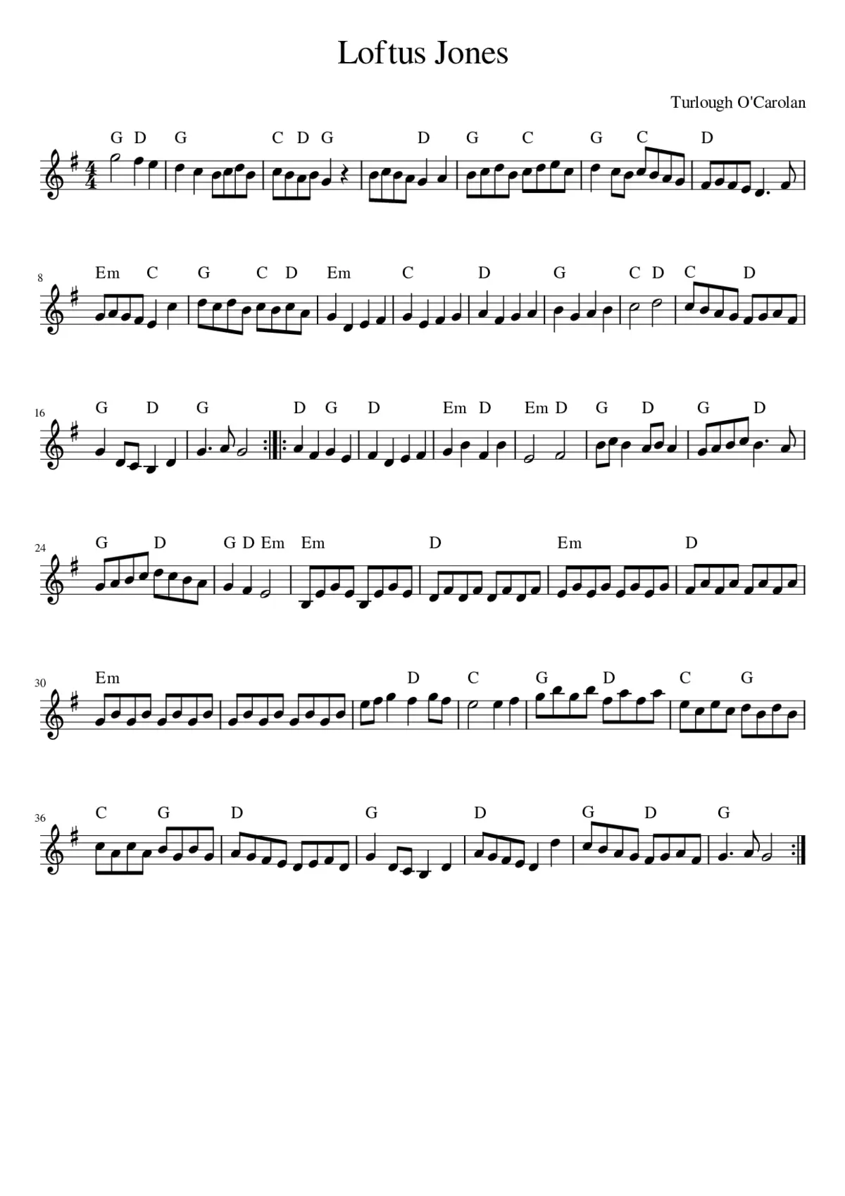 Loftus Jones - Page 1