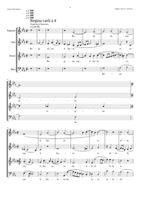 Regina caeli (Guerrero's other setting is for 8vv)