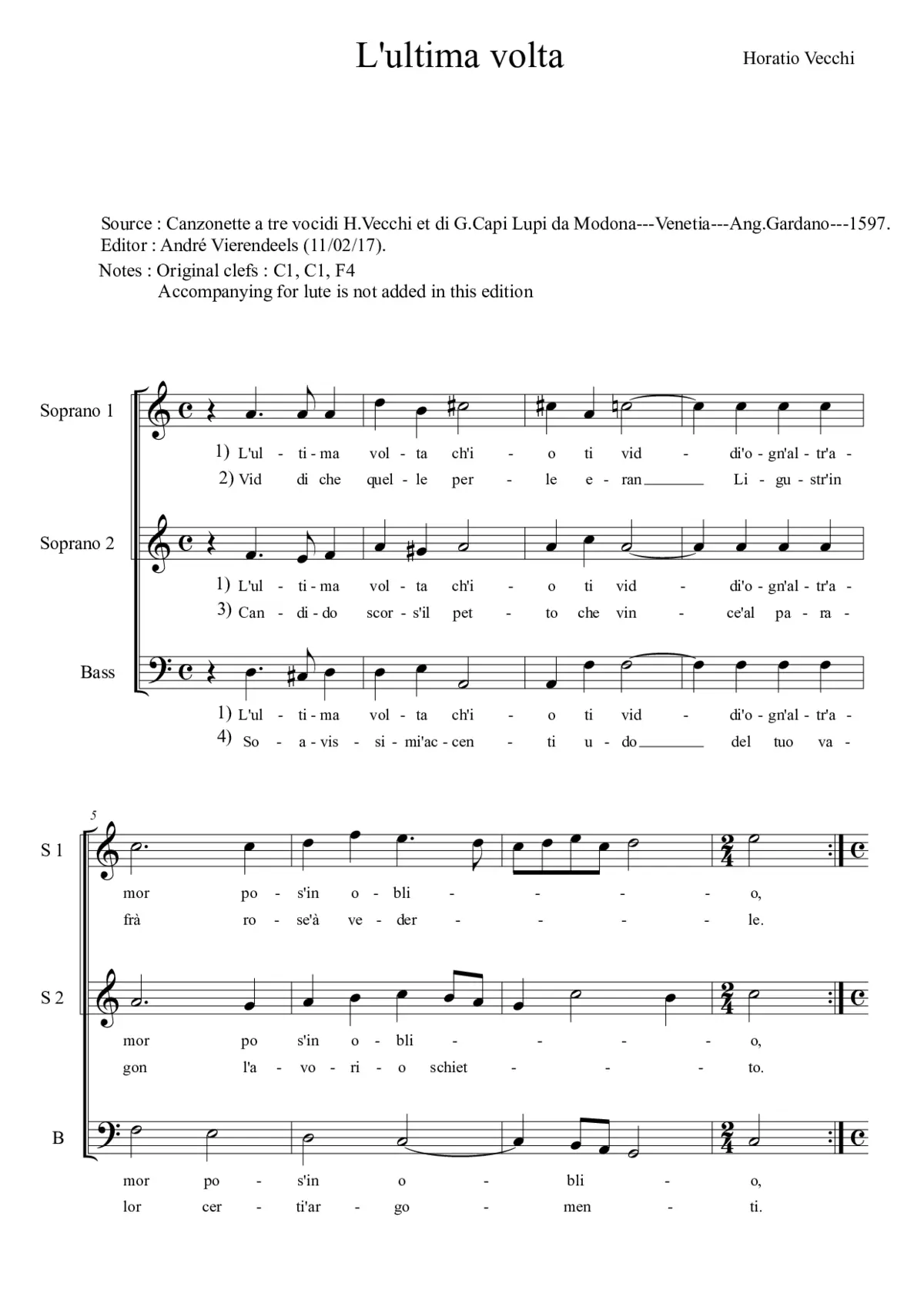 L'ultima volta - Page 1