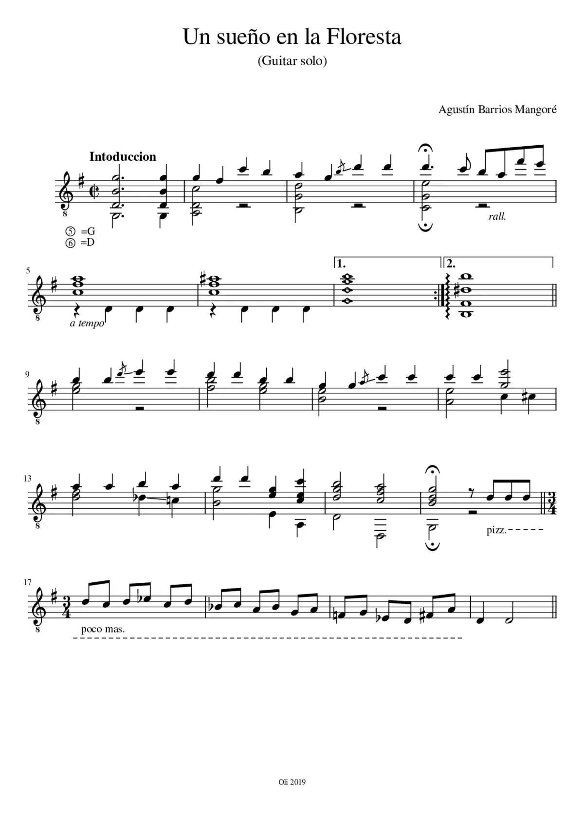 Sueño en la floresta - Page 1