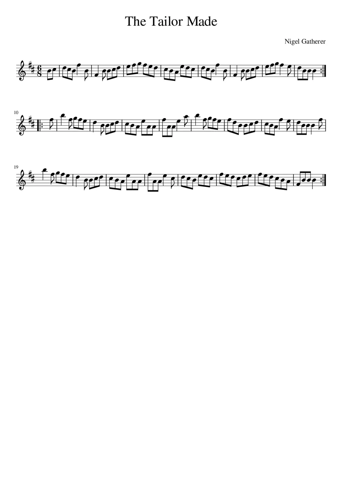 The Tailor Made - Page 1