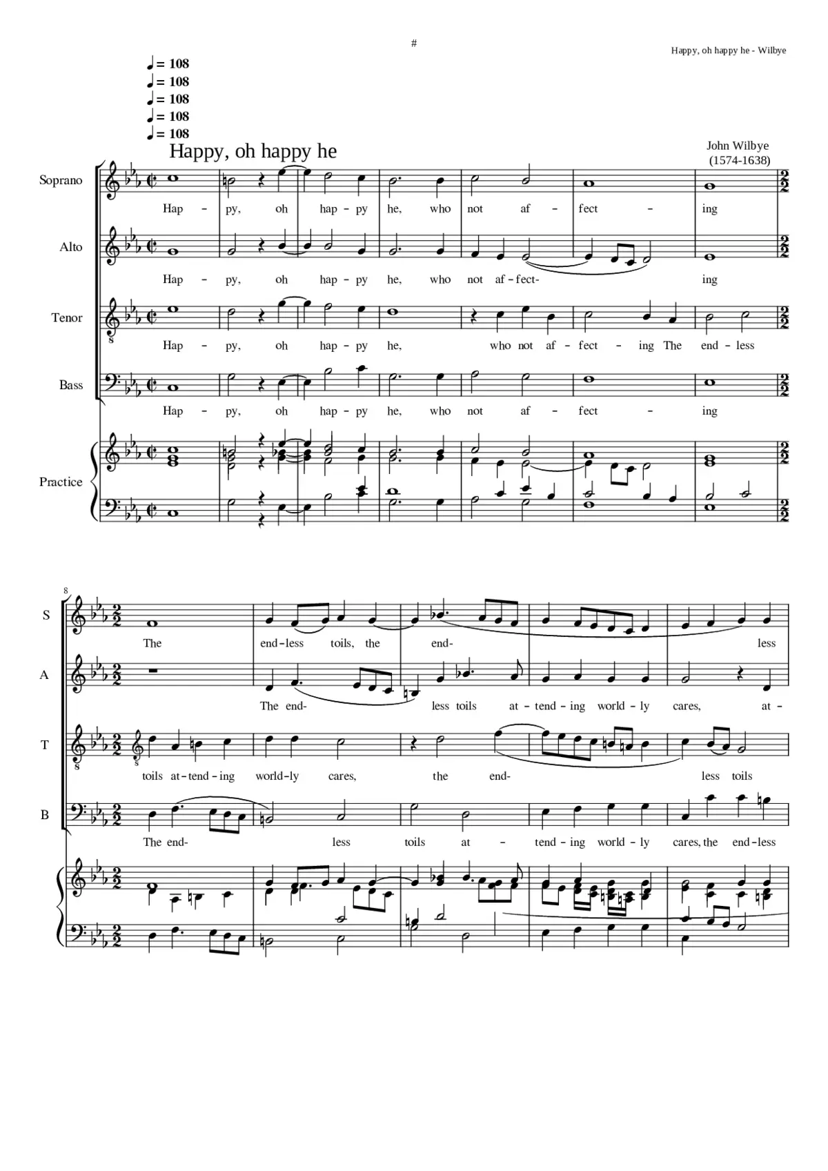 Happy O happy he - Page 1