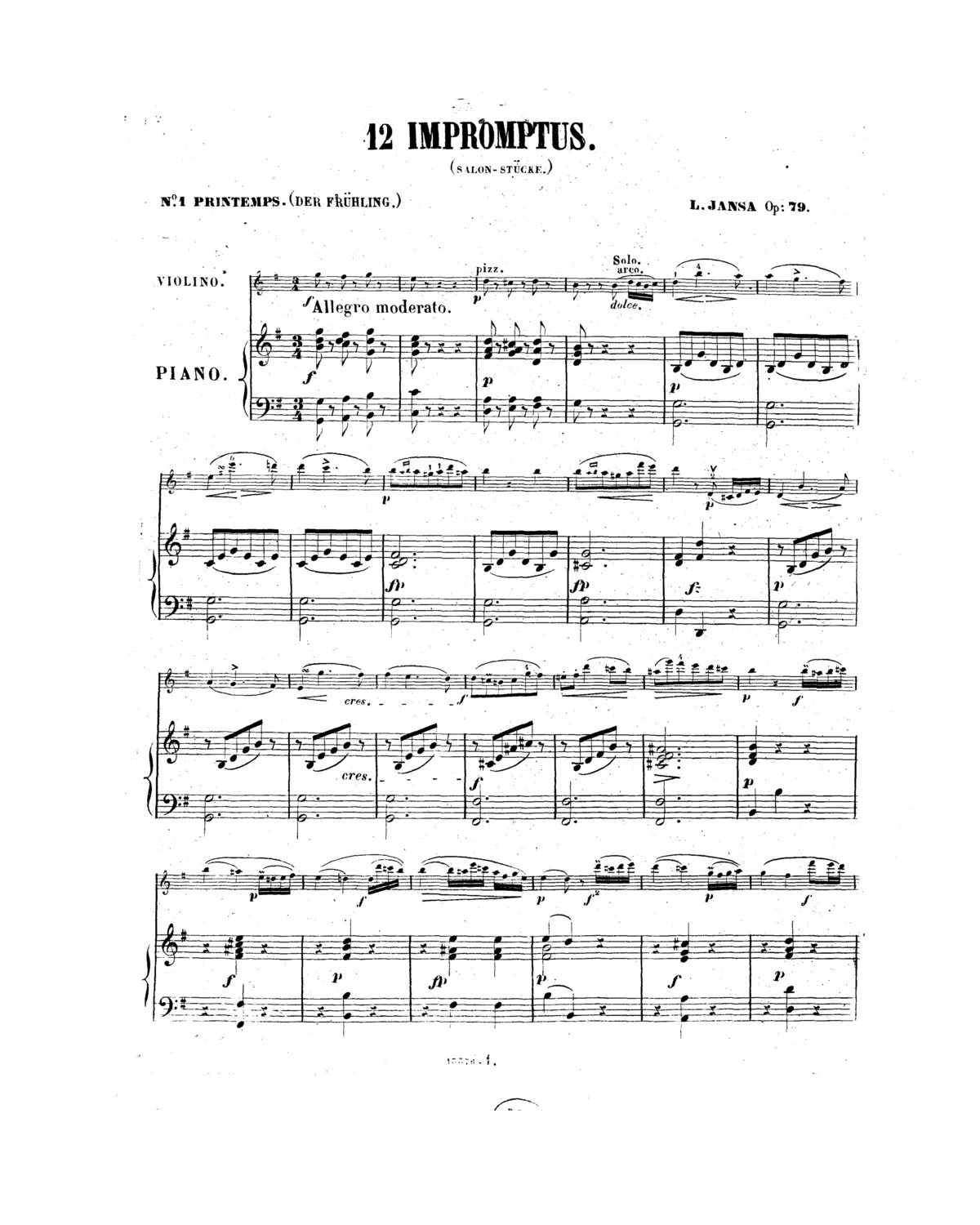 12 Impromptus - Page 1