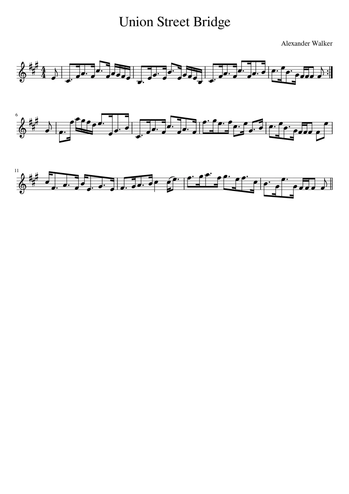 Union Street Bridge - Page 1