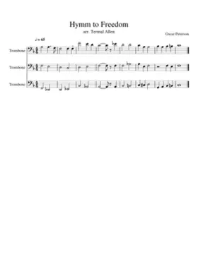 Hymm to Freedom trombone trio
