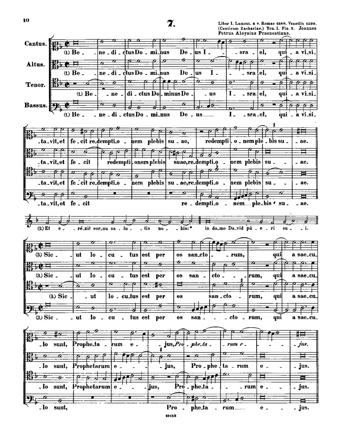 Benedictus Dominus - Page 1