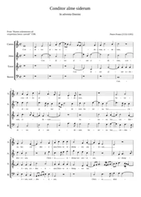 Conditor alme siderum