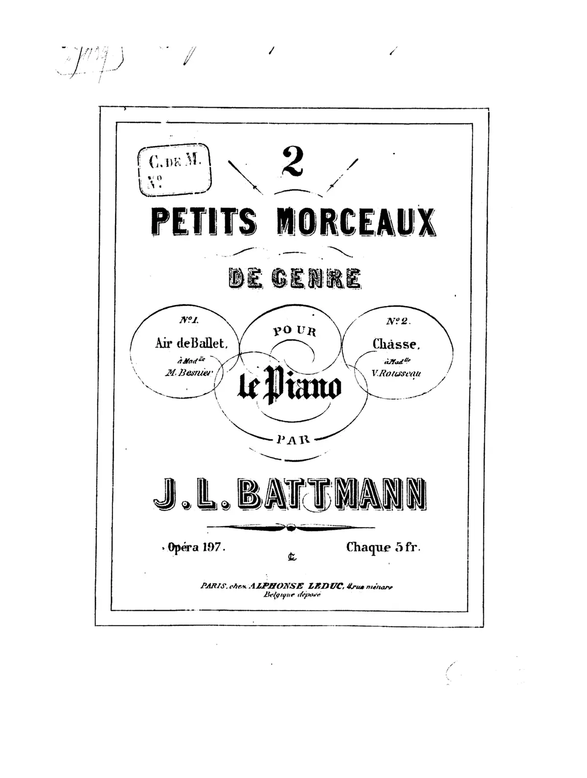 Deux petits morceaux de genre - Page 1