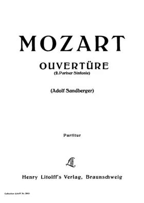 Ouverture à grand orchestre