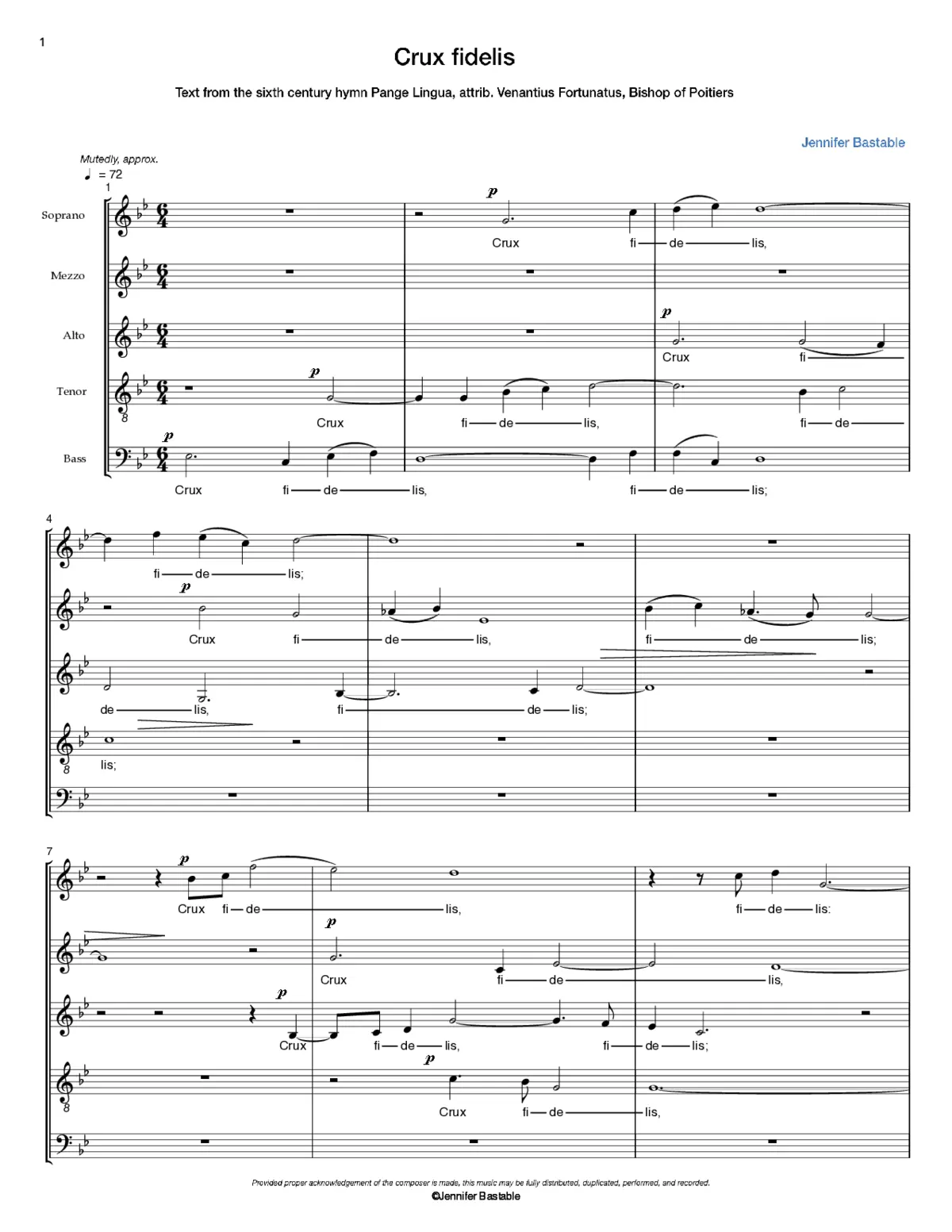 Crux fidelis - Page 1