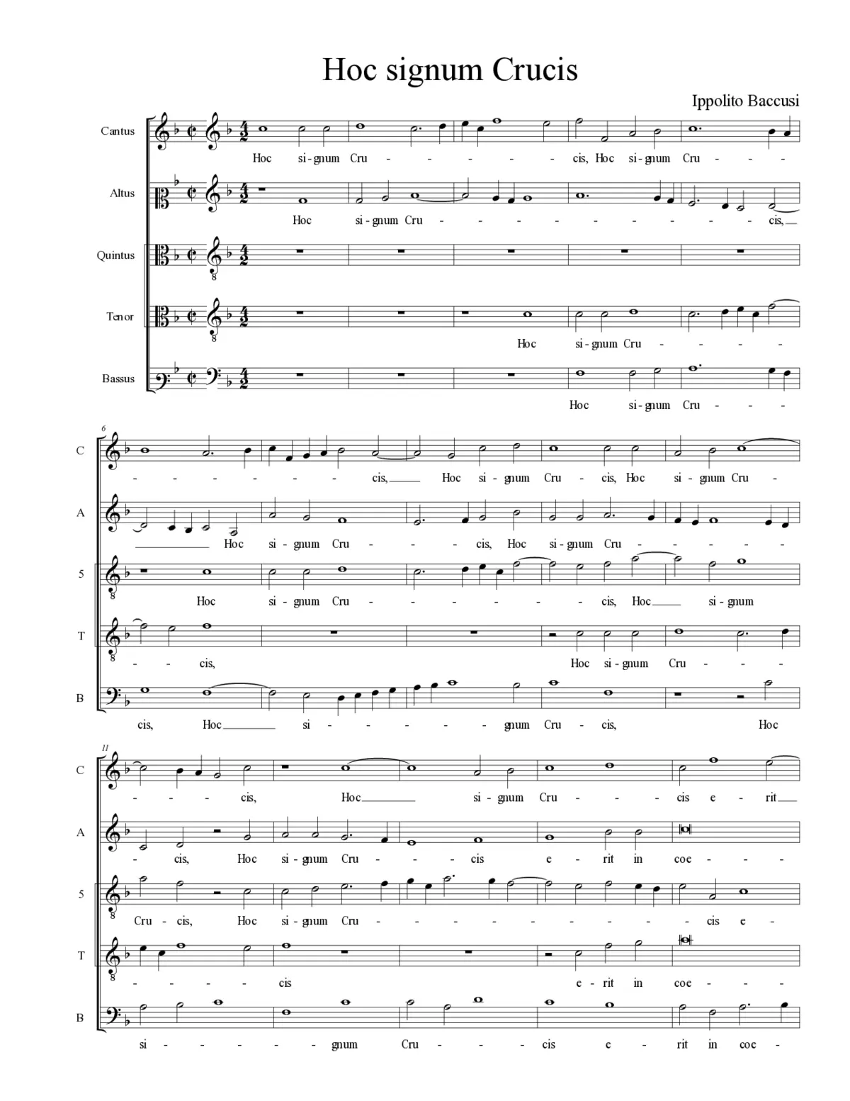 Hoc signum Crucis - Page 1