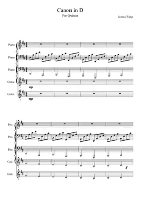 Canon and Gigue in D major P.37