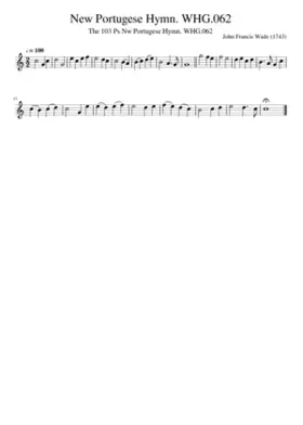 New Portugese Hymn. WHG.062
