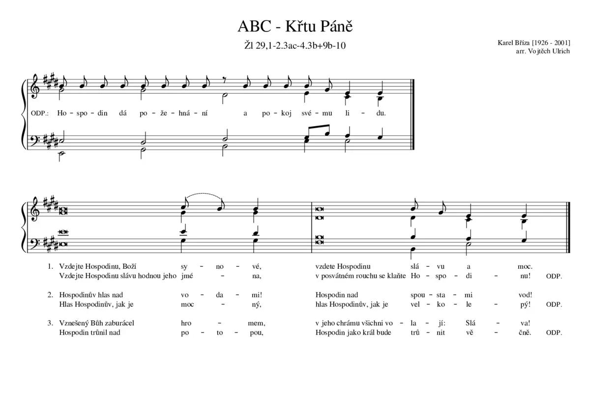 ABC - Křtu Páně - Page 1