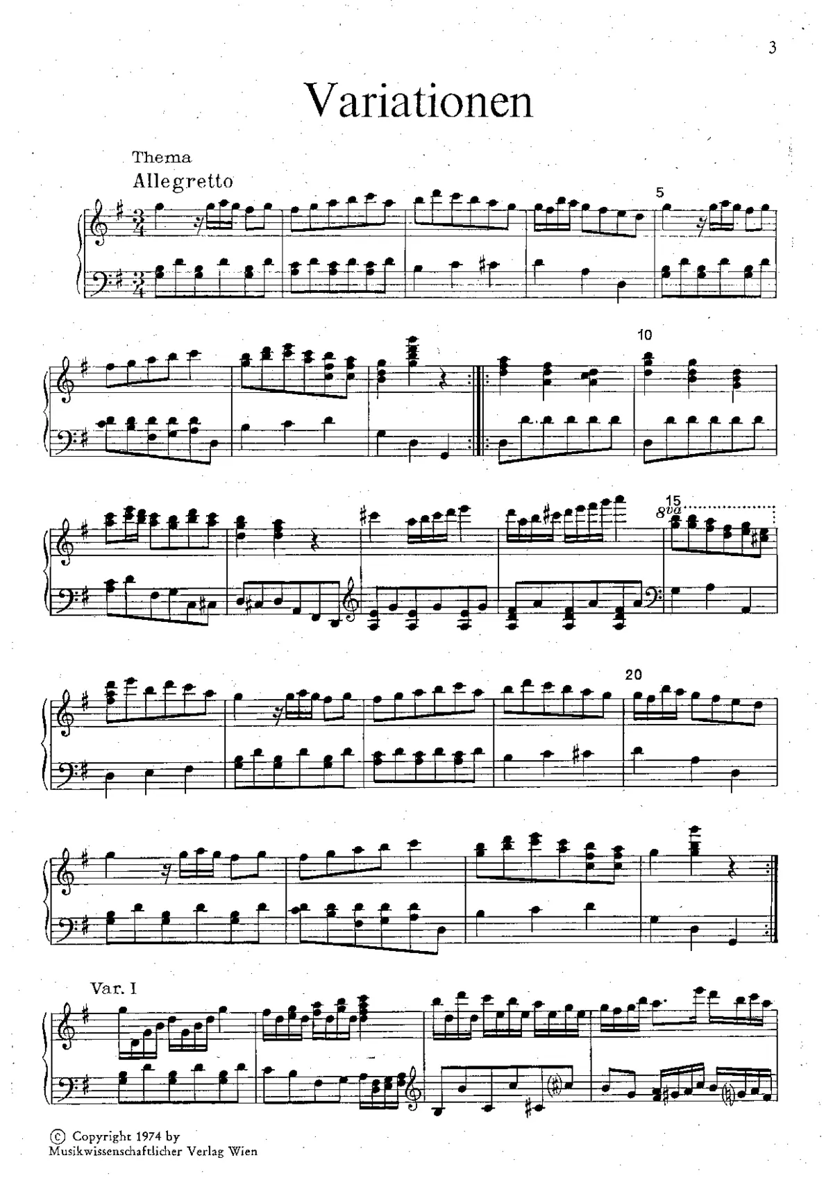 Variations, Op.2 - Page 1